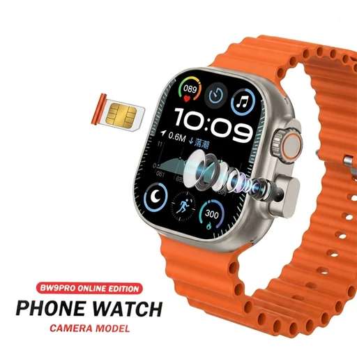 ساعت هوشمند سیم کارت خور برند PHONE WATCH مدل BW9 Pro دارای دوربین مخفی